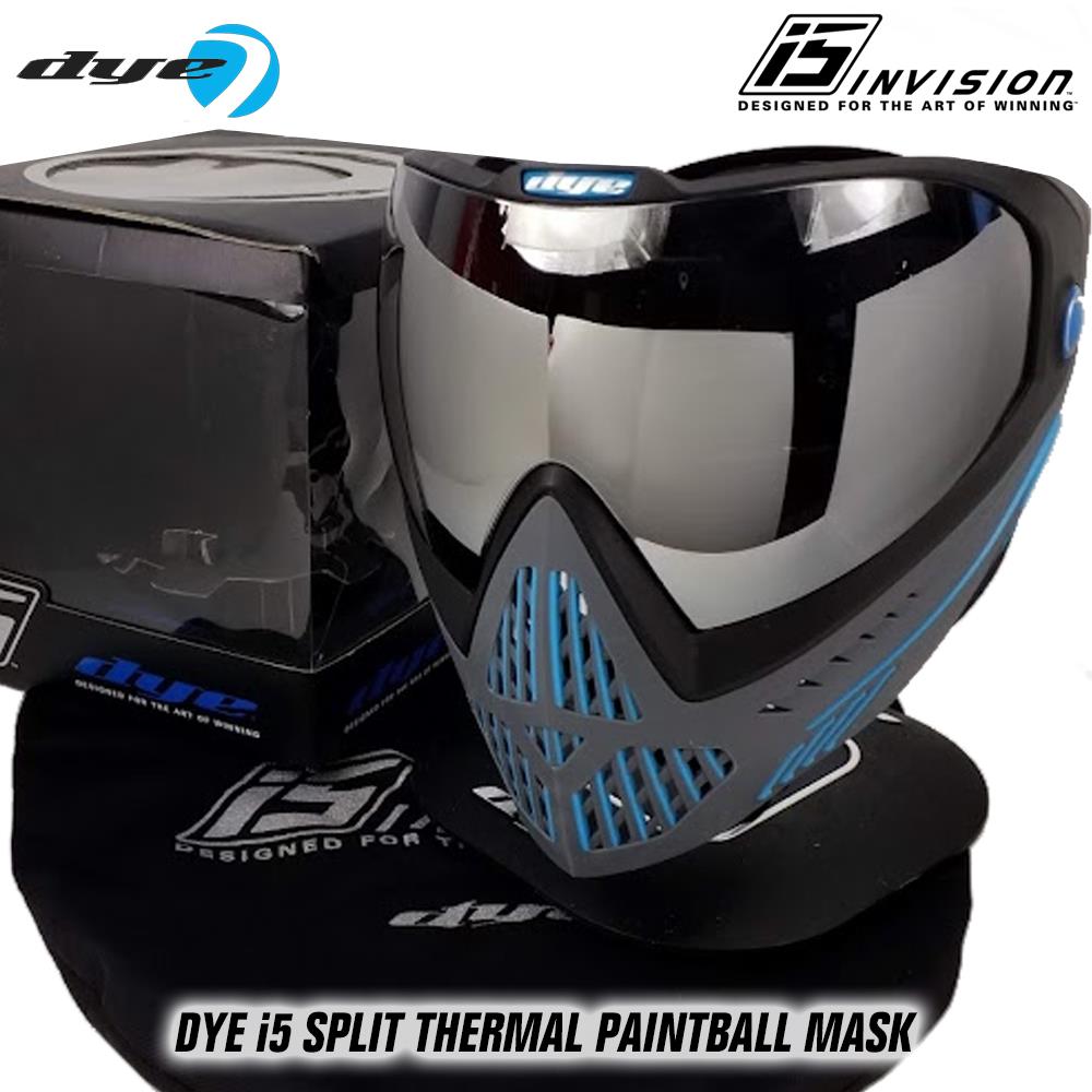 CLEARANCE Dye i5 Thermal Paintball Goggle Mask - Split - Used But NOT Abused*