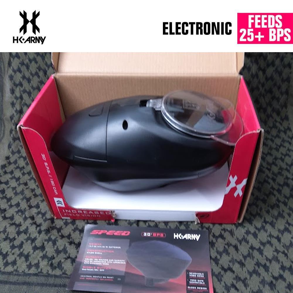 CLEARANCE - HK Army Paintball Speed Hopper Paintball Loader - Black - OPEN BOX