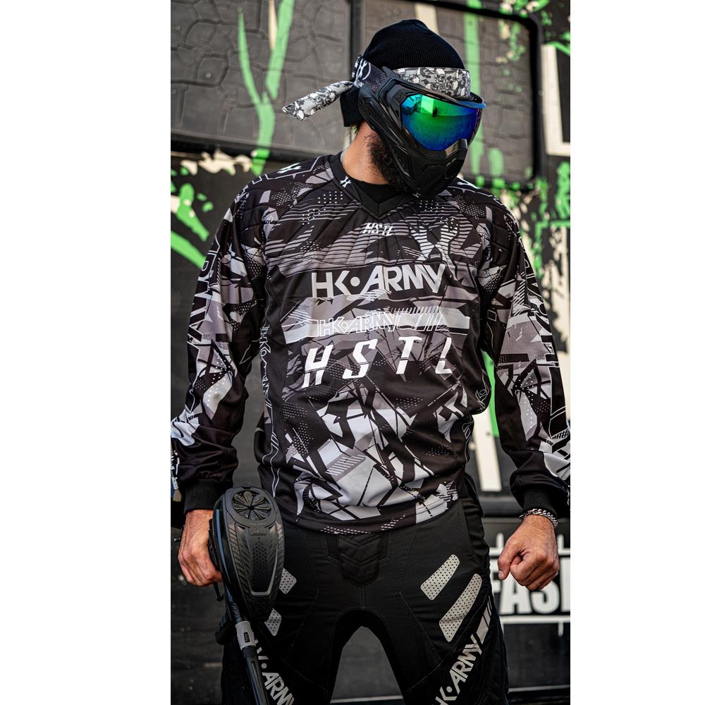 CLEARANCE HK Army HSTL Line Paintball Jersey - Charcoal - X-Large