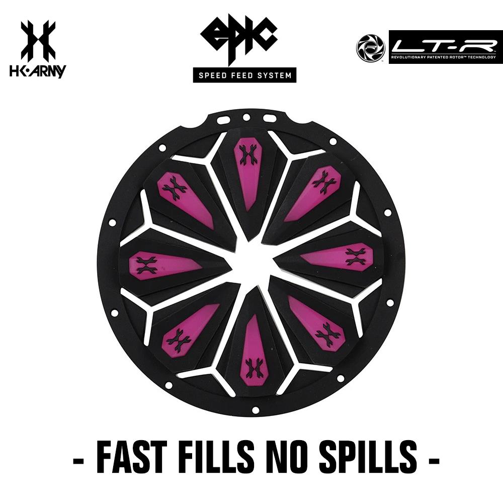 Dye LT-R Electronic Paintball Loader with HK Army Epic Speed Feed