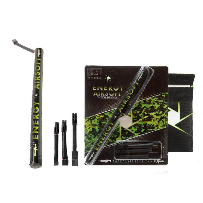 Energy Airsoft NIMH Pack 6 - 9.6V 1600 mAh (8 Cells)