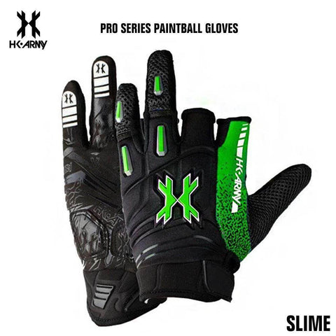 HK Army Pro Paintball Gloves - Slime - PaintballDeals.com