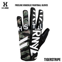 HK Army Freeline Knucklez Paintball Gloves - Tigerstripe