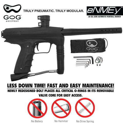 Maddog GoG eNMEy Paintball Gun Marker Protective HPA Starter Package