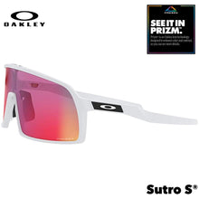 Oakley Sutro S Men's Sunglasses - Matte White w/ PRIZM Road Lenses