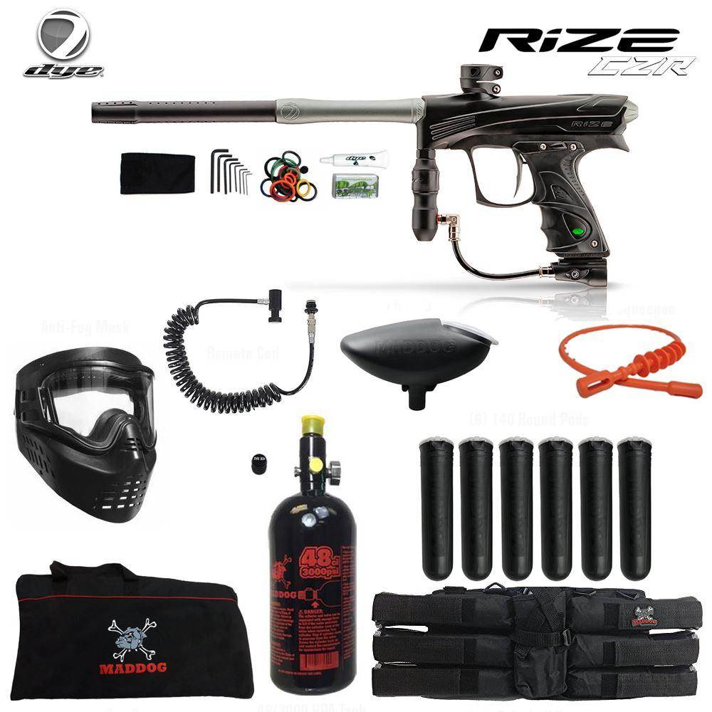 Dye Rize CZR Corporal HPA Paintball Gun Package
