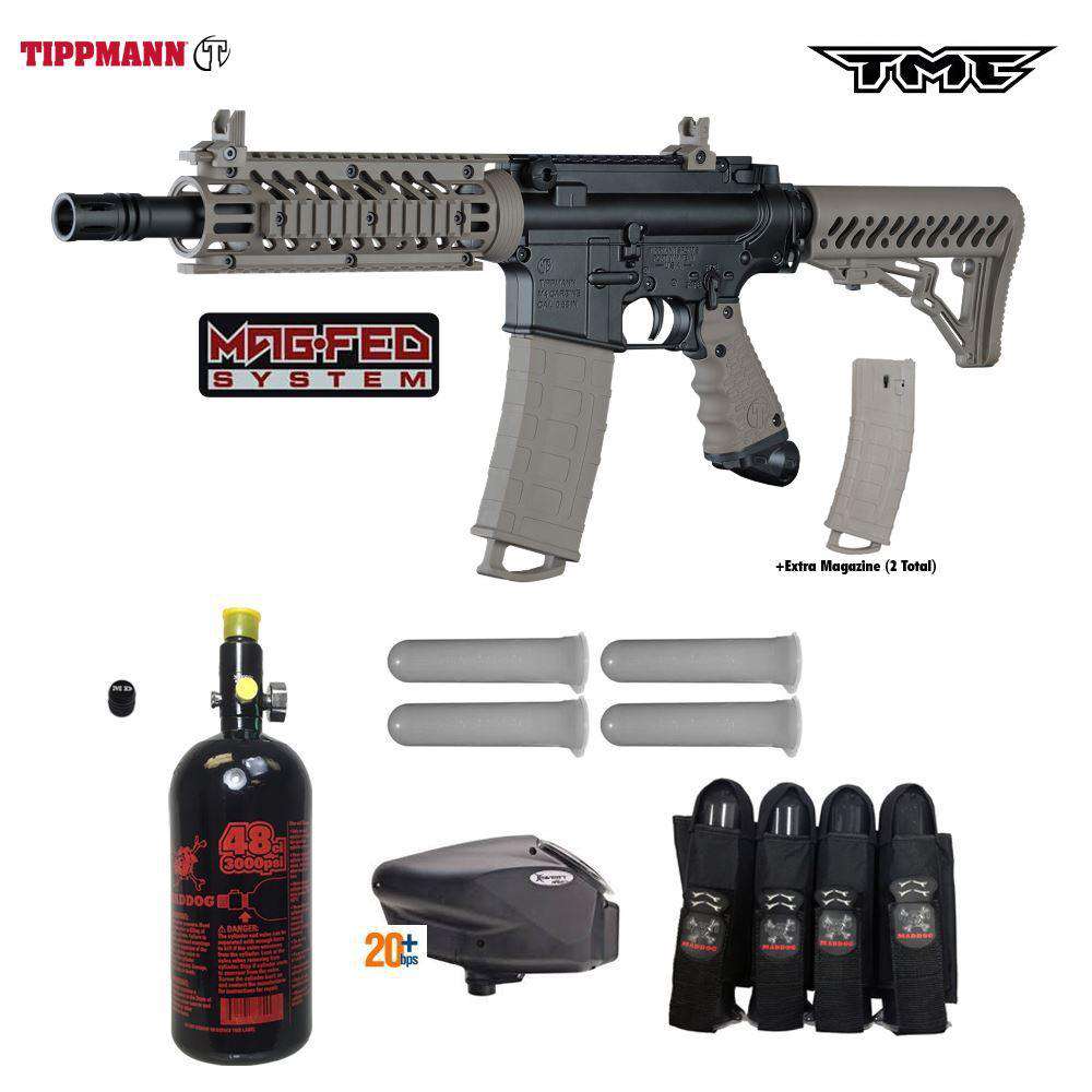 Tippmann TMC MAGFED Advanced Paintball Gun Package