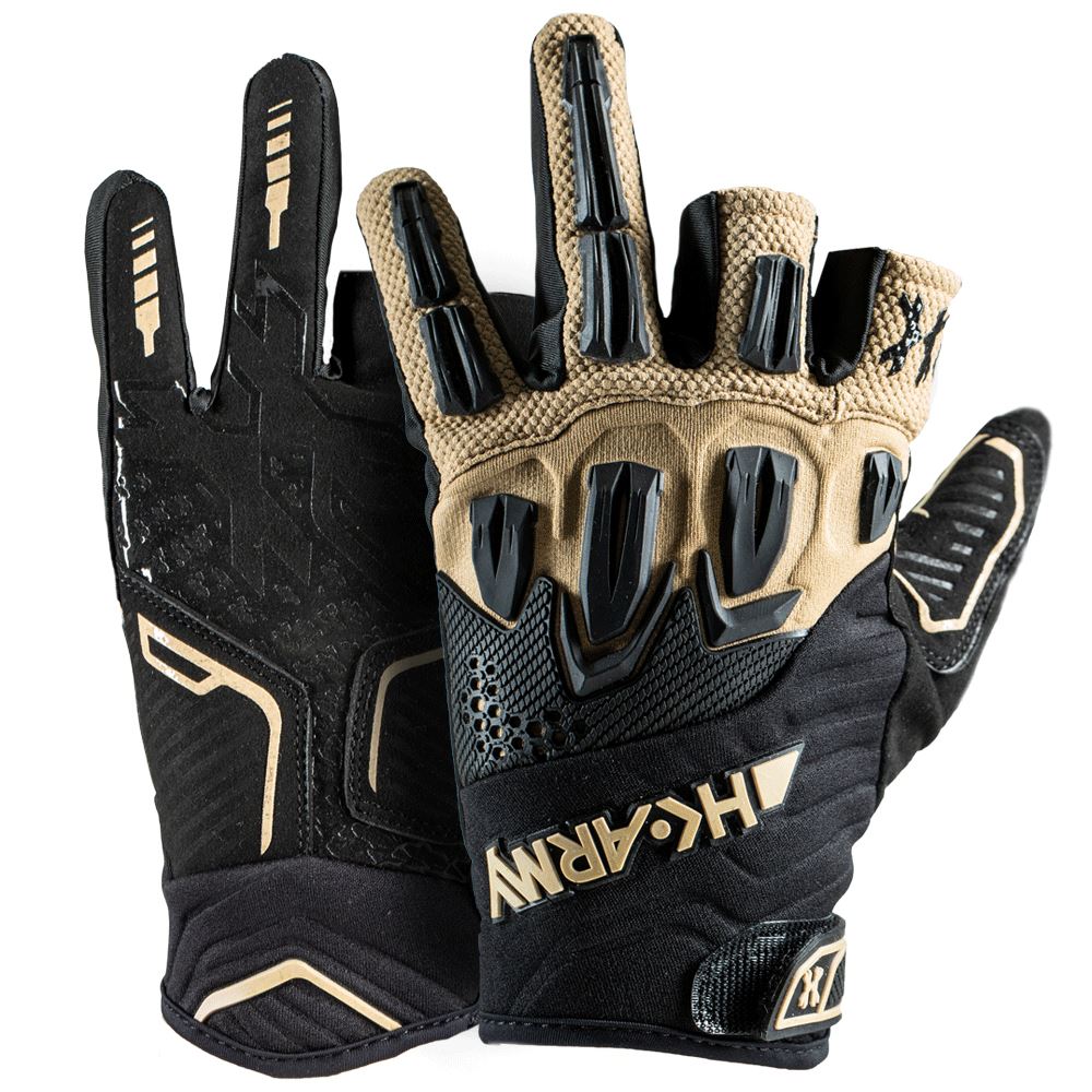 HK Army Hardline Armored Paintball Gloves - Tactical