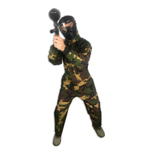 CLEARANCE Maddog Tactical Paintball Rip Stop Coverall Jumpsuit - Woodland Camo - Medium - USED But Not Abused