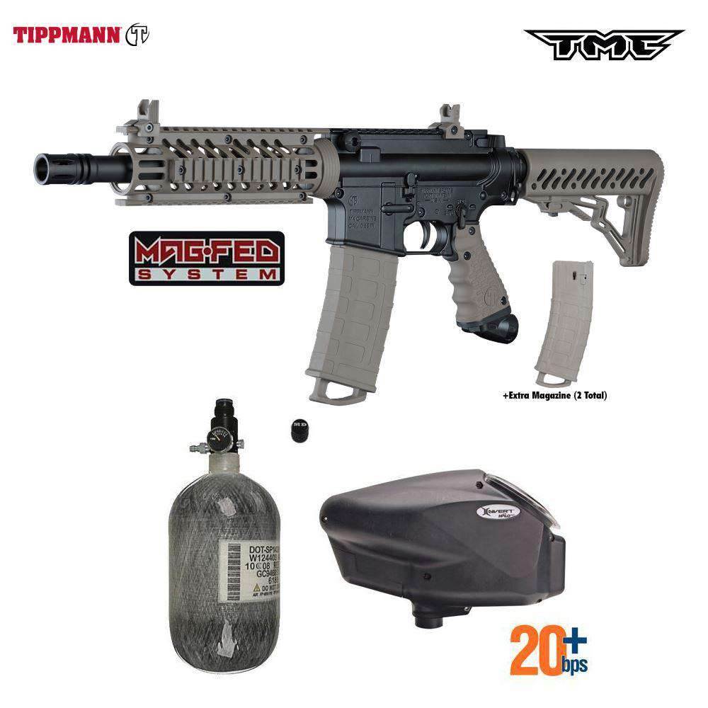Tippmann TMC MAGFED HPA Paintball Gun Package C
