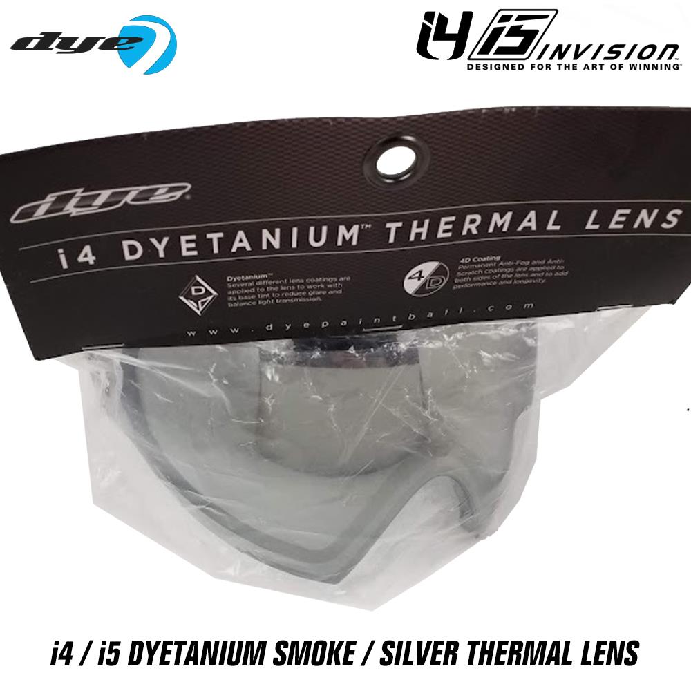 CLEARANCE - Dye i4 / i5 Thermal Dyetanium Lens - Smoke Silver - Used But NOT Abused*