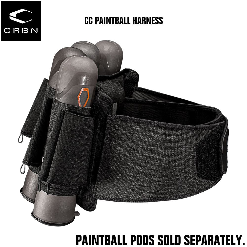 Carbon Paintball CC Paintball Harness Vertical Pod Holder