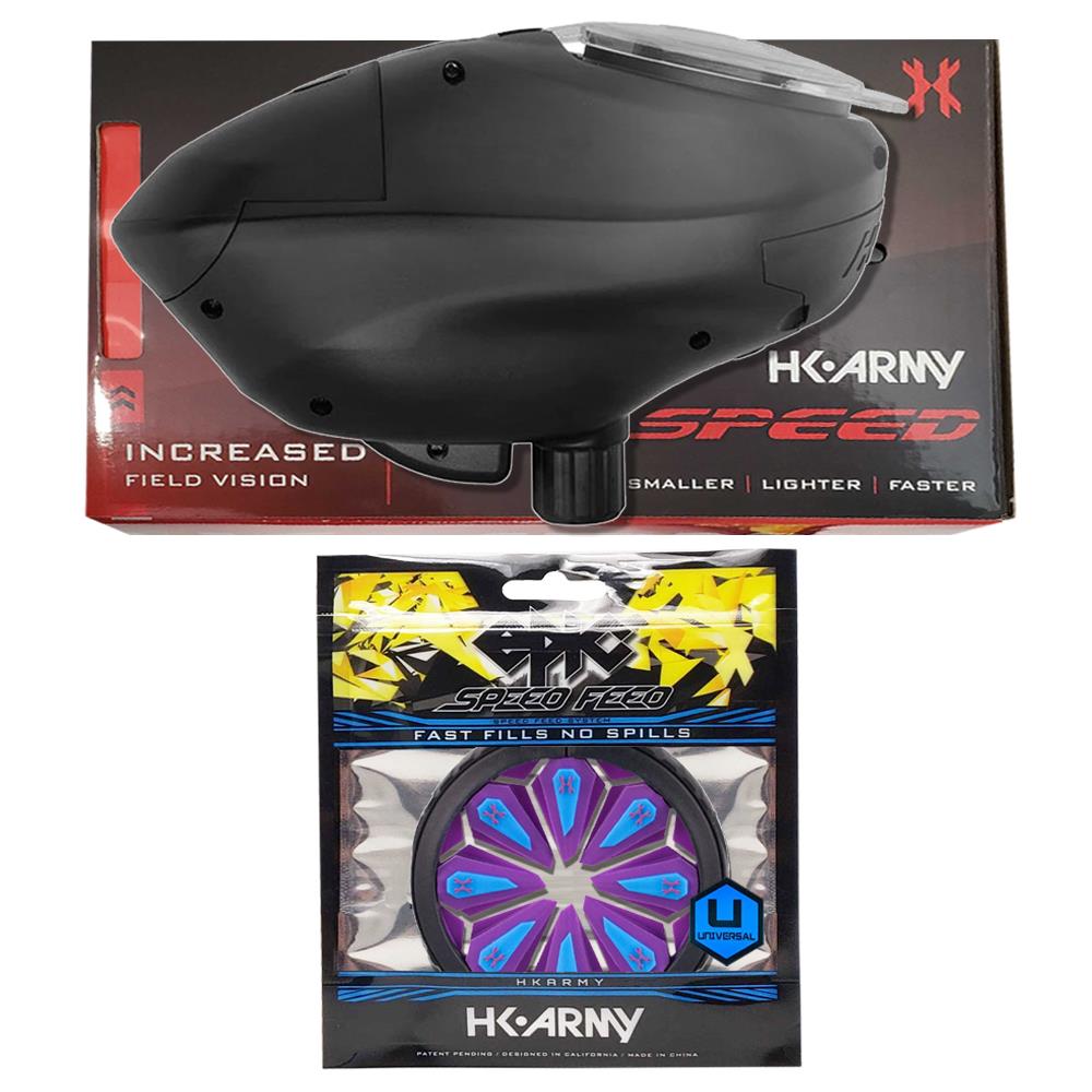 HK Army Speed Electronic Paintball Loader with Epic Speed Feed - 25+ BPS