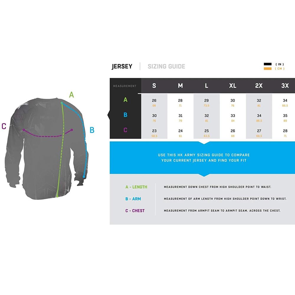 CLEARANCE HK Army HSTL Line Paintball Jersey - Arctic - X-Large - USED But NOT Abused