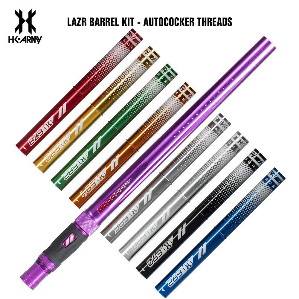 HK Army LAZR Paintball Barrel Kit - Autococker Threads - PaintballDeals.com