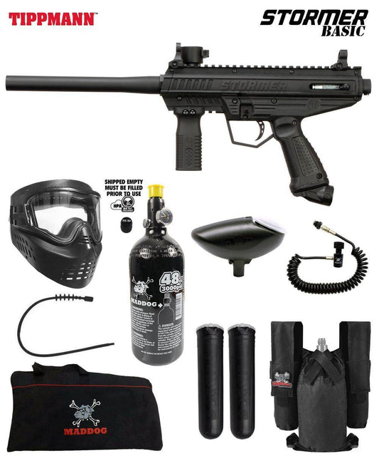 Maddog Tippmann Stormer Private HPA Paintball Gun Marker Starter Package