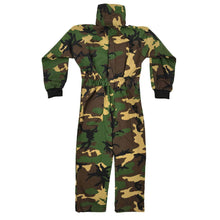 CLEARANCE - Maddog Tactical Paintball Rip Stop Coverall Jumpsuit - Woodland Camo - Small - OPEN BOX