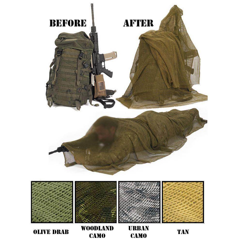 Zephyr Tactical Mesh Sniper Veil Desert Shemagh