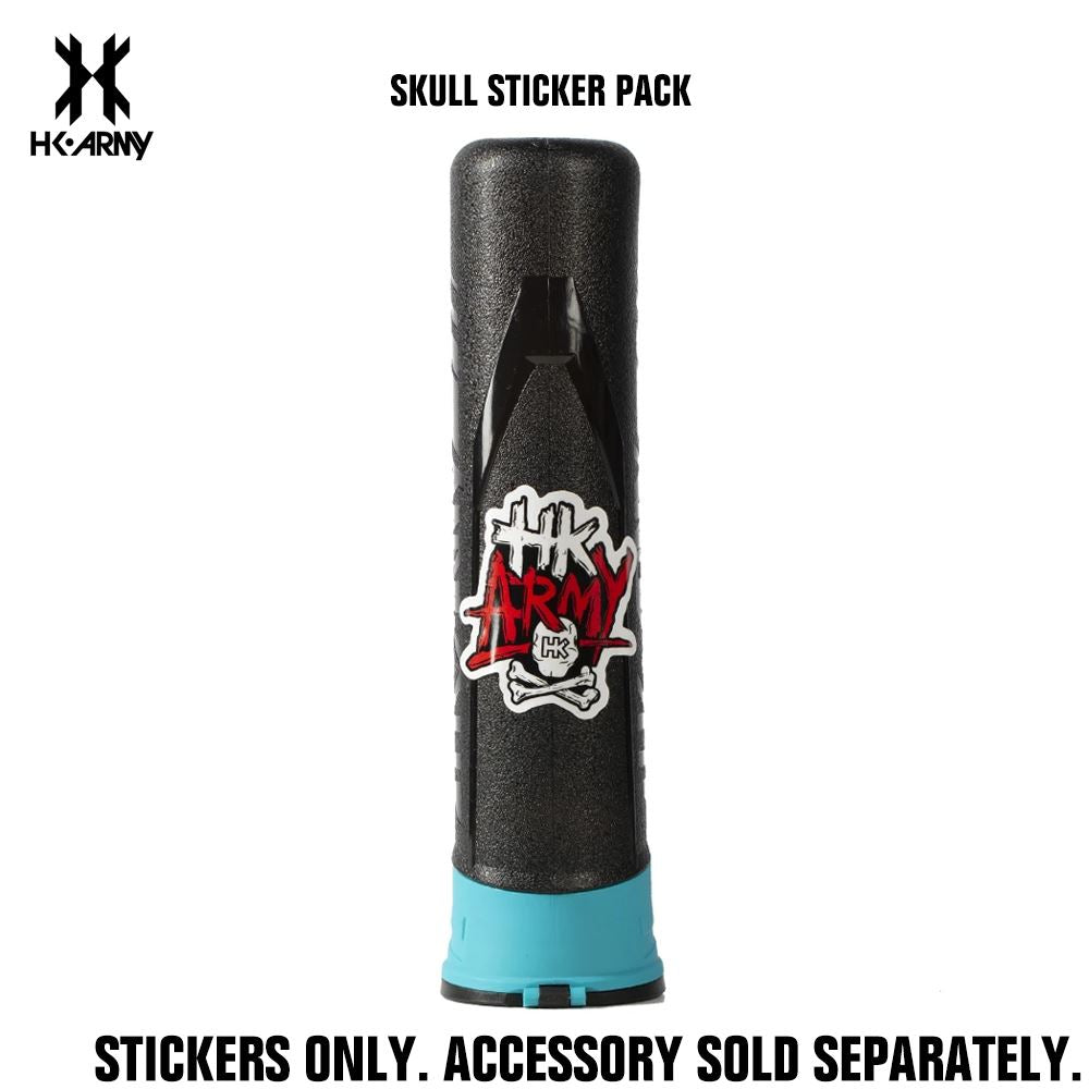 HK Army Paintball Sticker Pack - Skull (7 Assorted)