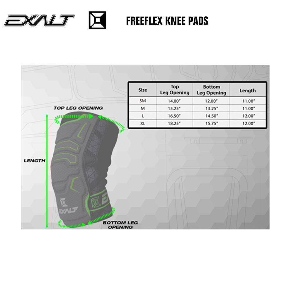 Exalt FreeFlex Protective Paintball Knee Pads - PaintballDeals.com