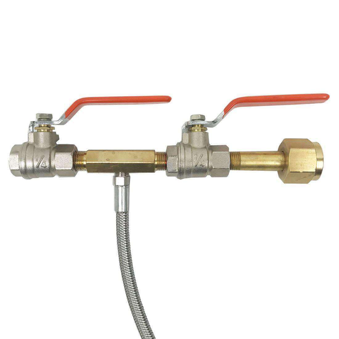 Maddog Paintball CO2 Fill Station, CO2 Dual Valve Bottle Refill Station for 12oz, 16oz, 20oz, + CO2 Tanks