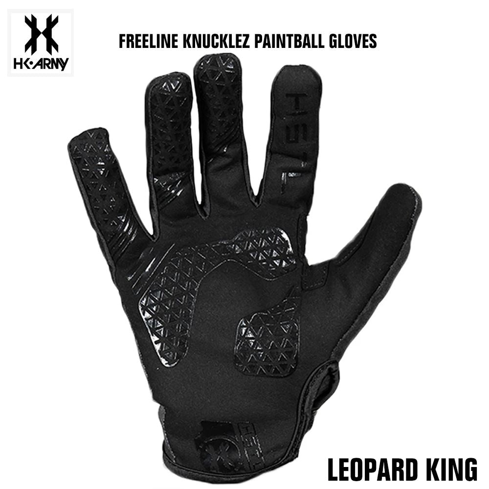 HK Army Freeline Knucklez Paintball Gloves - Leopard King