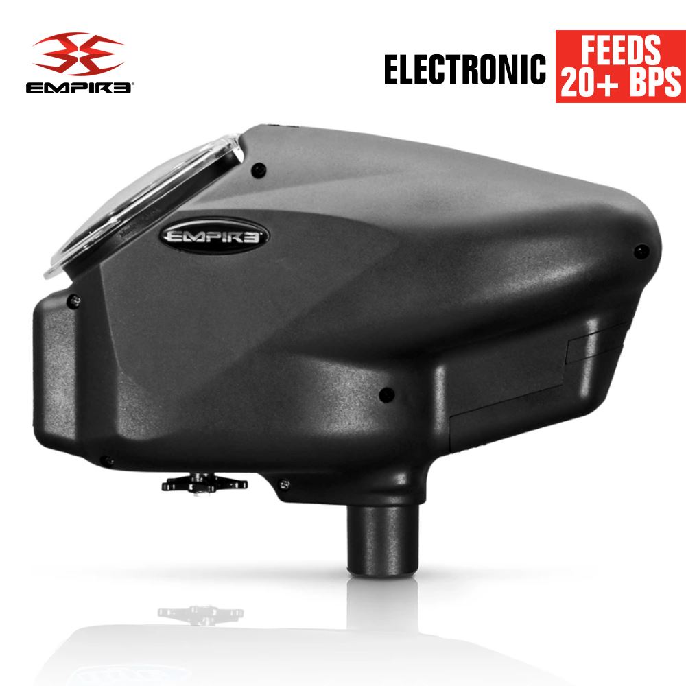 Empire Halo Too Electronic Paintball Loader with HK Army Epic Speed Feed - 20+ BPS