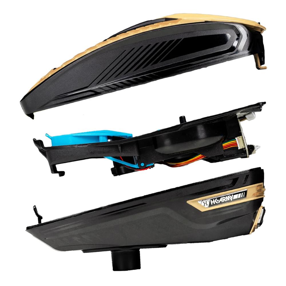 CLEARANCE HK Army TFX 3.0 Electronic Paintball Loader - 22+ BPS - Black/Gold