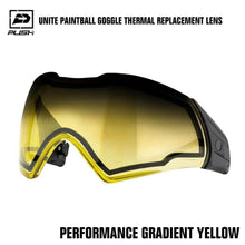 Push Unite Paintball Mask Goggle Thermal Replacement Lens w/ Protective Case - PaintballDeals.com