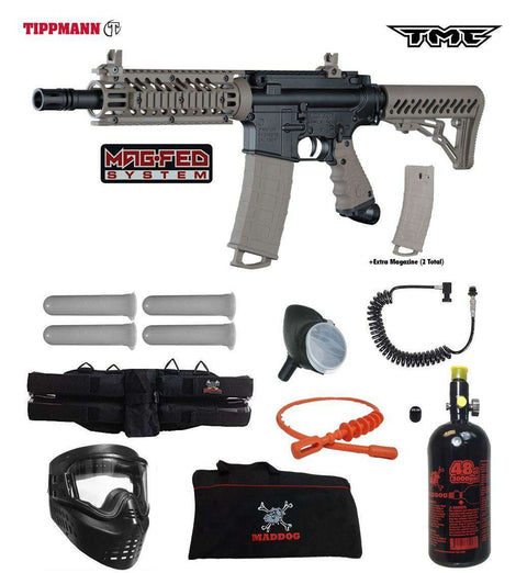Tippmann TMC Package MAGFED Specialist HPA Paintball Gun Kit