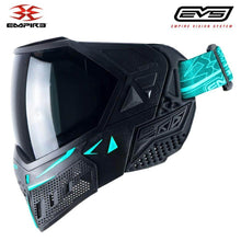 Empire EVS Thermal Paintball Mask - Black / Aqua - PaintballDeals.com