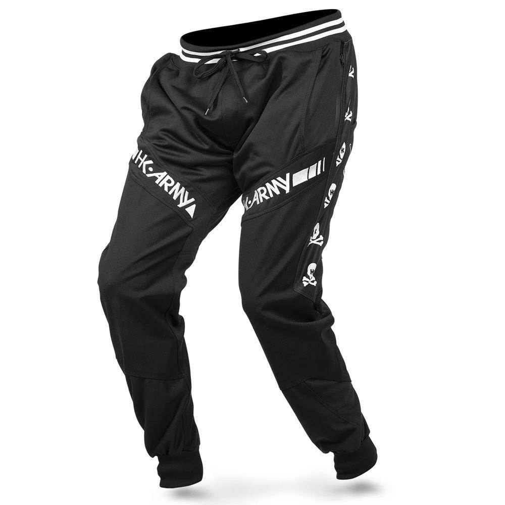 HK Army TRK Jogger Paintball Pants - Skulls Black - PaintballDeals.com