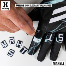 HK Army Freeline Knucklez Paintball Gloves - Marble