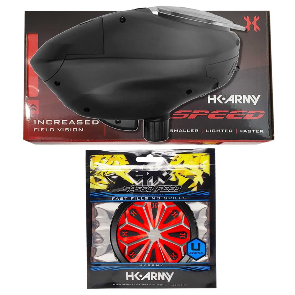 HK Army Speed Electronic Paintball Loader with Epic Speed Feed - 25+ BPS