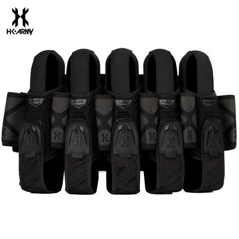 CLEARANCE - HK Army Magtek Paintball Harness Pod Pack 5+4 - Blackout - USED But NOT Abused