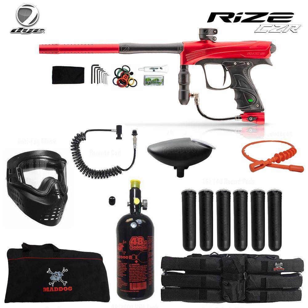 Dye Rize CZR Corporal HPA Paintball Gun Package