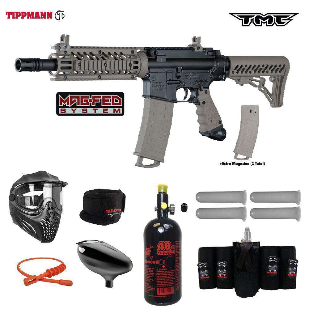 Tippmann TMC MAGFED  Elite HPA Paintball Gun Package