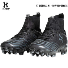 CLEARANCE HK Army LT Diggerz_1 Low Top Paintball Cleats - Black/Grey - Size 11