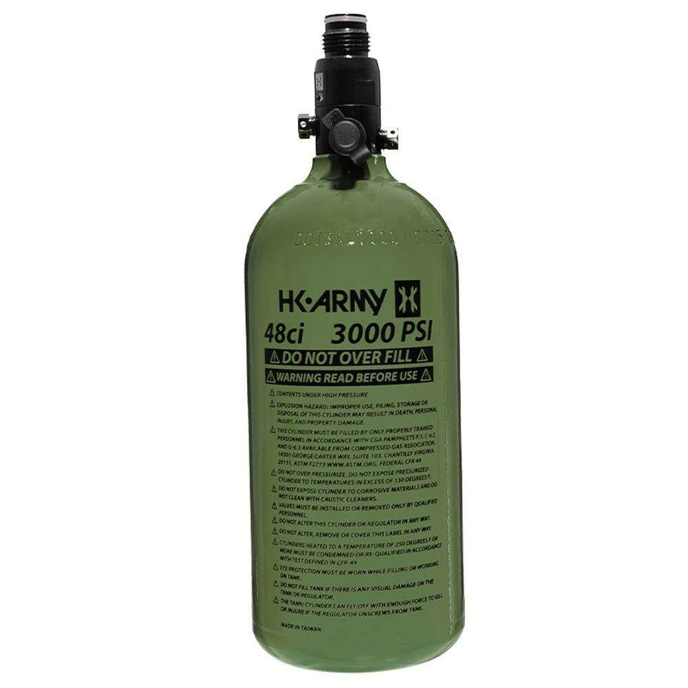 HK Army 48/3000 Aluminum Compressed Air HPA Paintball Tank - PaintballDeals.com