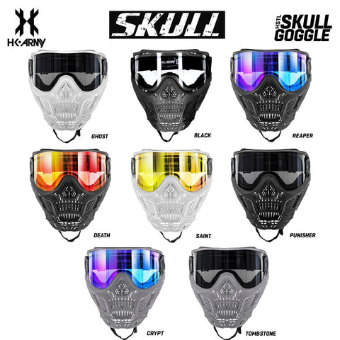HK Army HSTL SKULL Goggle Paintball Airsoft Mask with Thermal Anti-Fog Lens