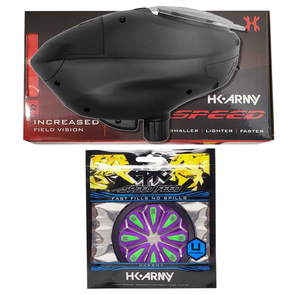 HK Army Speed Electronic Paintball Loader with Epic Speed Feed - 25+ BPS