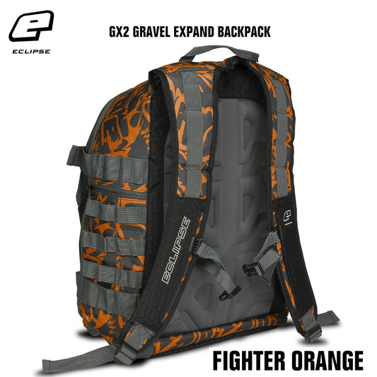 Planet Eclipse GX2 Gravel Paintball Expand Backpack Gearbag - Fighter Orange