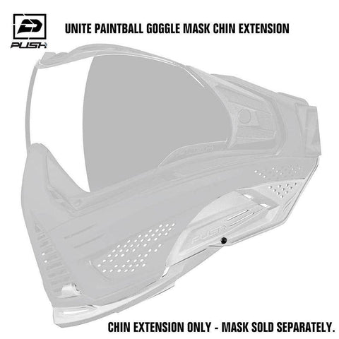 Push Unite Paintball Mask Goggle Chin Extension - PaintballDeals.com