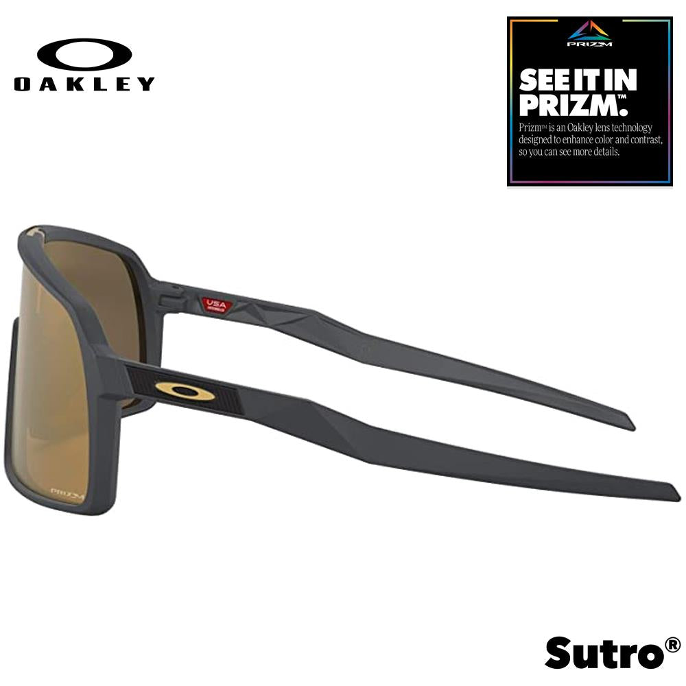 Oakley Sutro Men's Sunglasses - Matte Carbon w/ PRIZM 24K Lenses