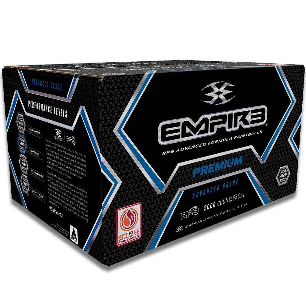 Empire Premium .68 Caliber Paintballs - Ruby/Sapphire Shell / Yellow Fill - PaintballDeals.com