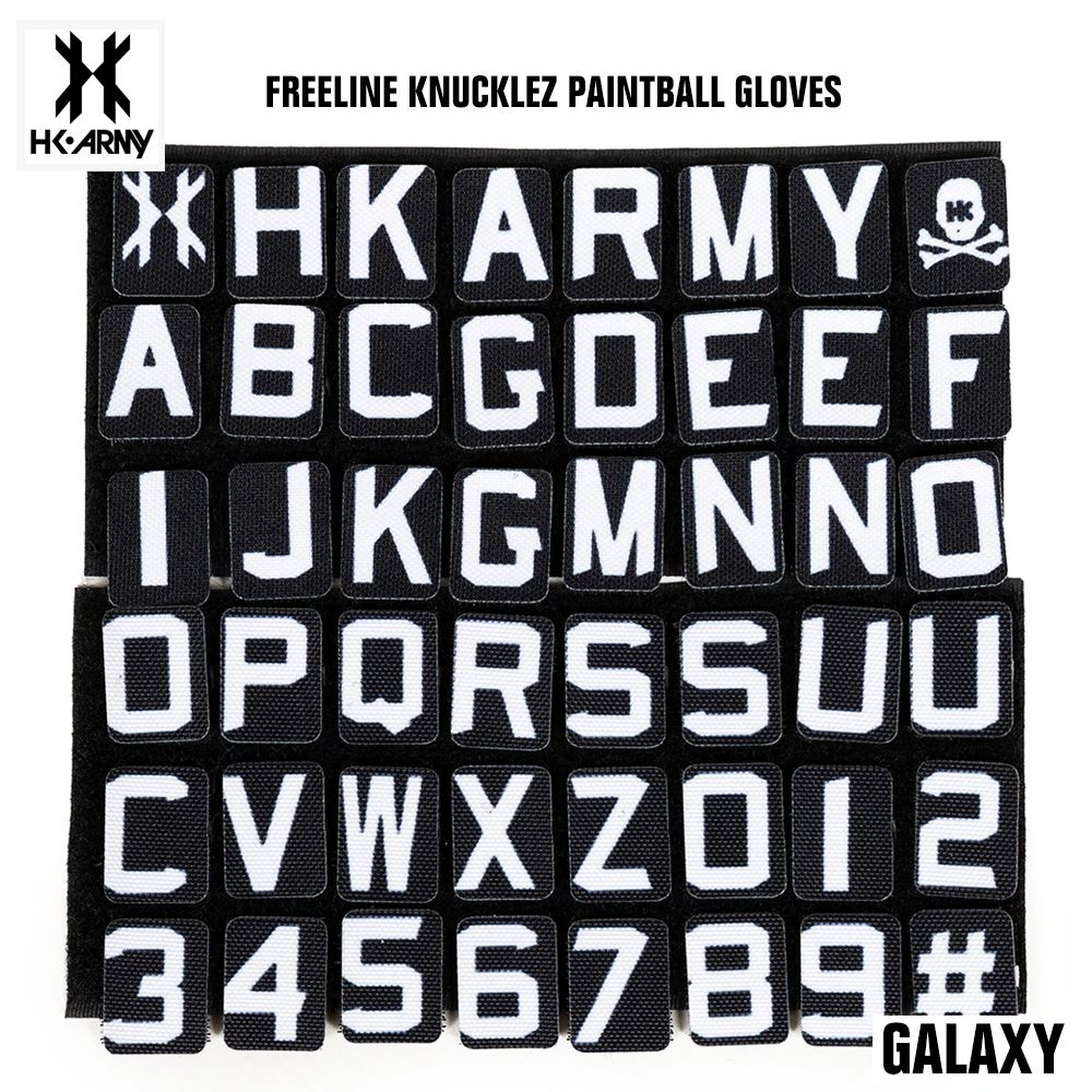 HK Army Freeline Knucklez Paintball Gloves - Galaxy