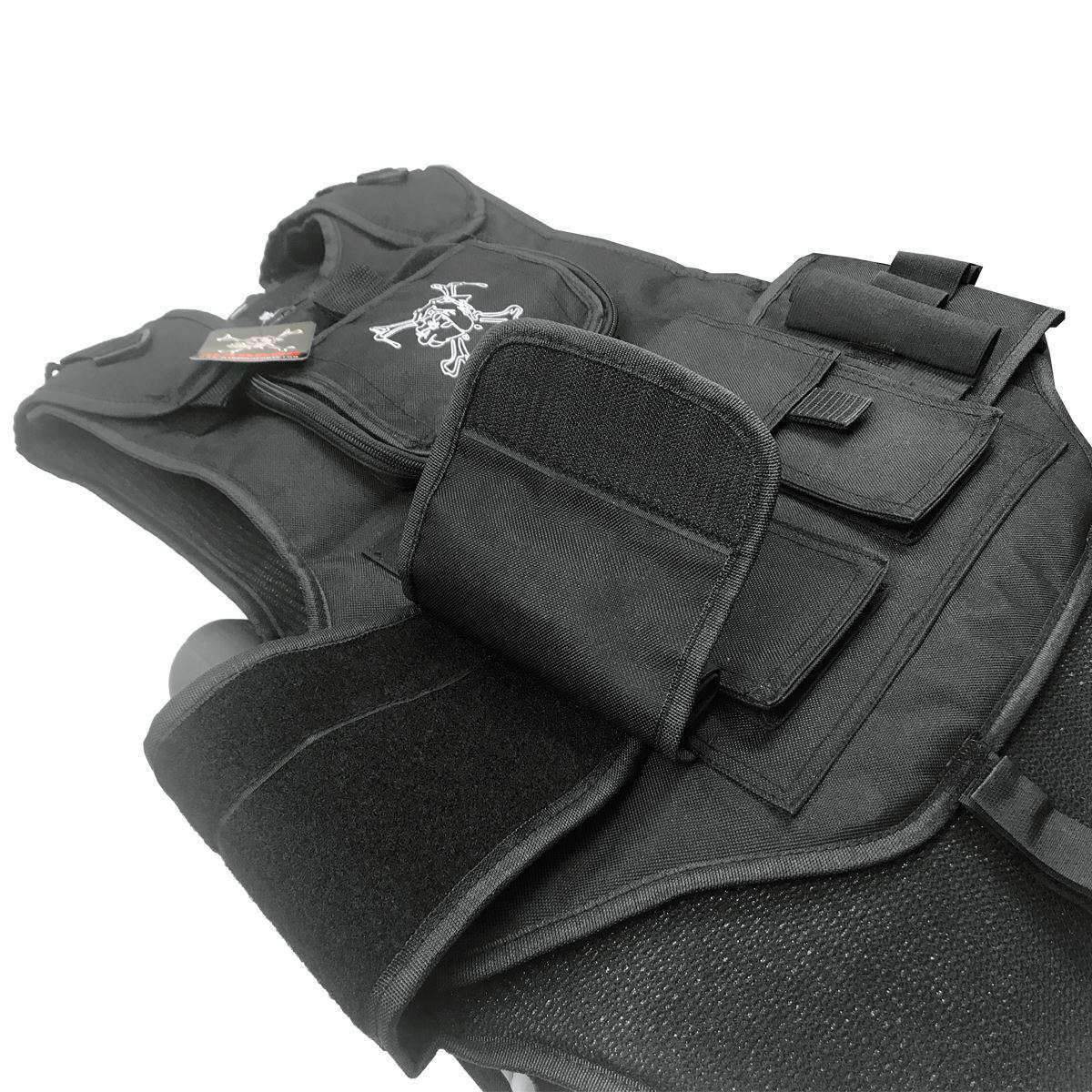 CLEARANCE - Maddog Tactical Paintball Vest - Black - OPEN BOX