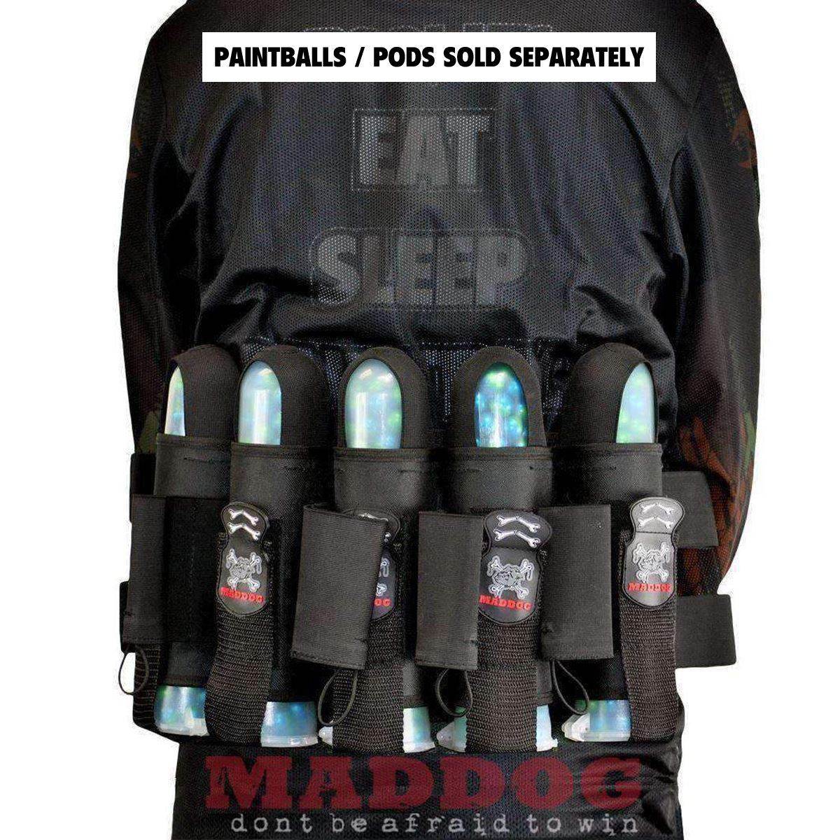 Maddog Pro Paintball Harness Pod Vertical Holder Belt 3+2 4+3 5+13