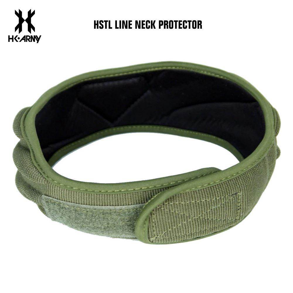 HK Army HSTL Line Padded Neck Protector - One Size Fits All - Olive - PaintballDeals.com