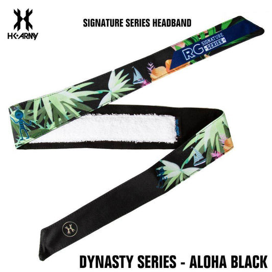 HK Army Paintball Headband - Signature Dynasty Series - Aloha Black - PaintballDeals.com